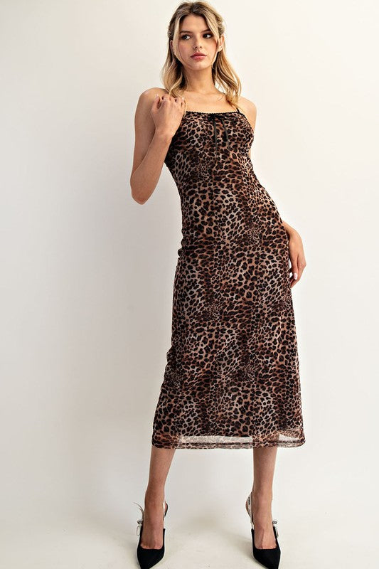 Leopard Party Dress