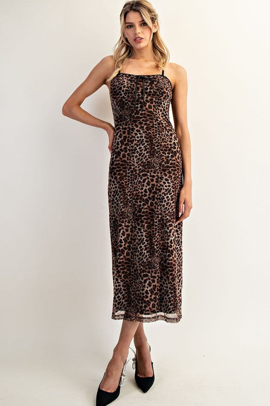 Leopard Party Dress