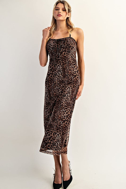 Leopard Party Dress