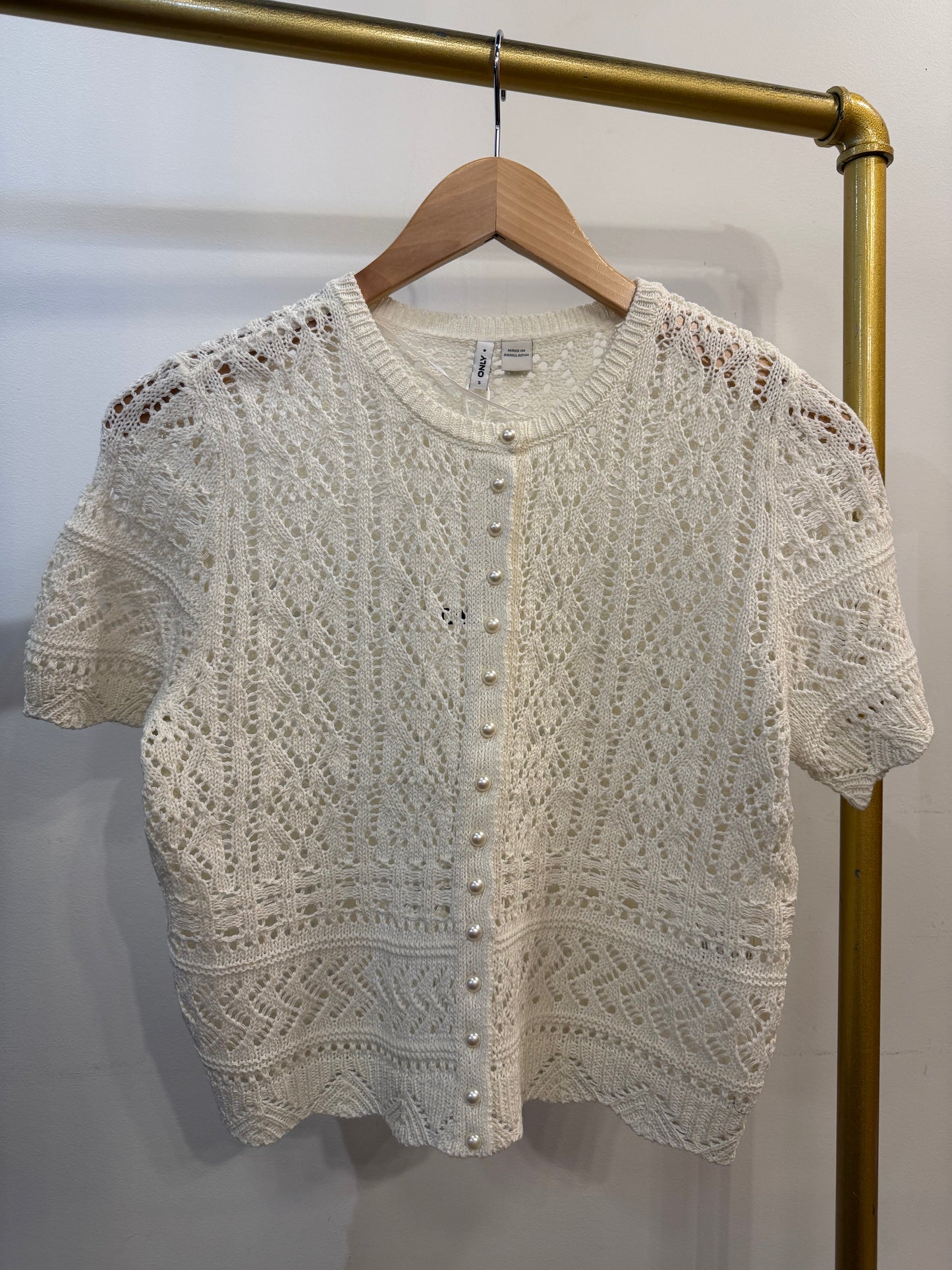 Elke Pearl Cardigan-Birch- Only - Uforia Muse 