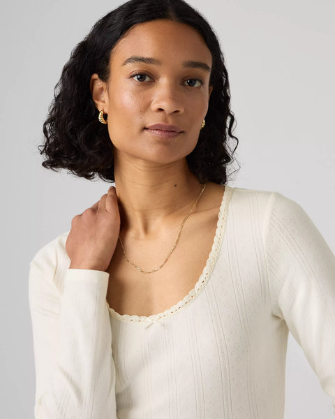Dry Goods Pointelle Top-Levis