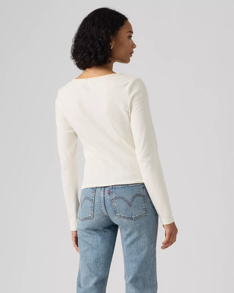Dry Goods Pointelle Top-Levis