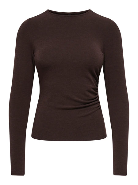 Glamour L/S Top-Grey or Brown - Only