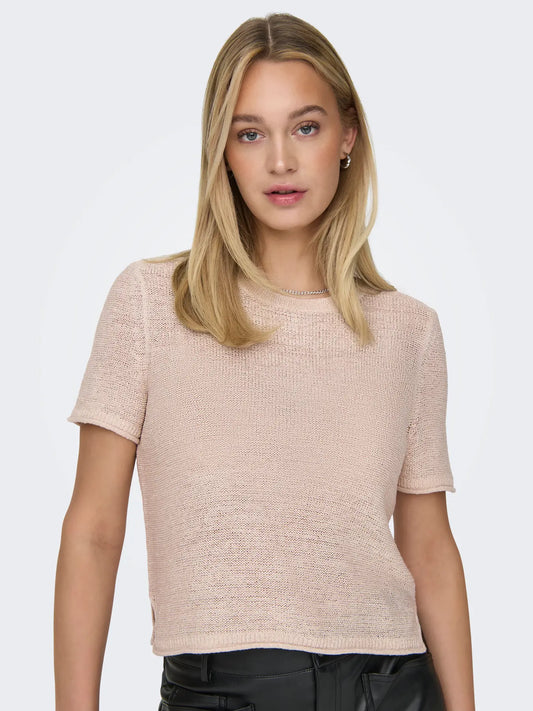 Sunny Knit Pullover-Stone- Only - Uforia Muse 