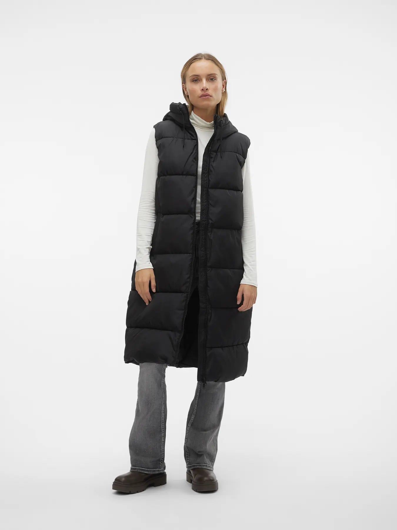 Liganne Puff Vest-Vero Moda