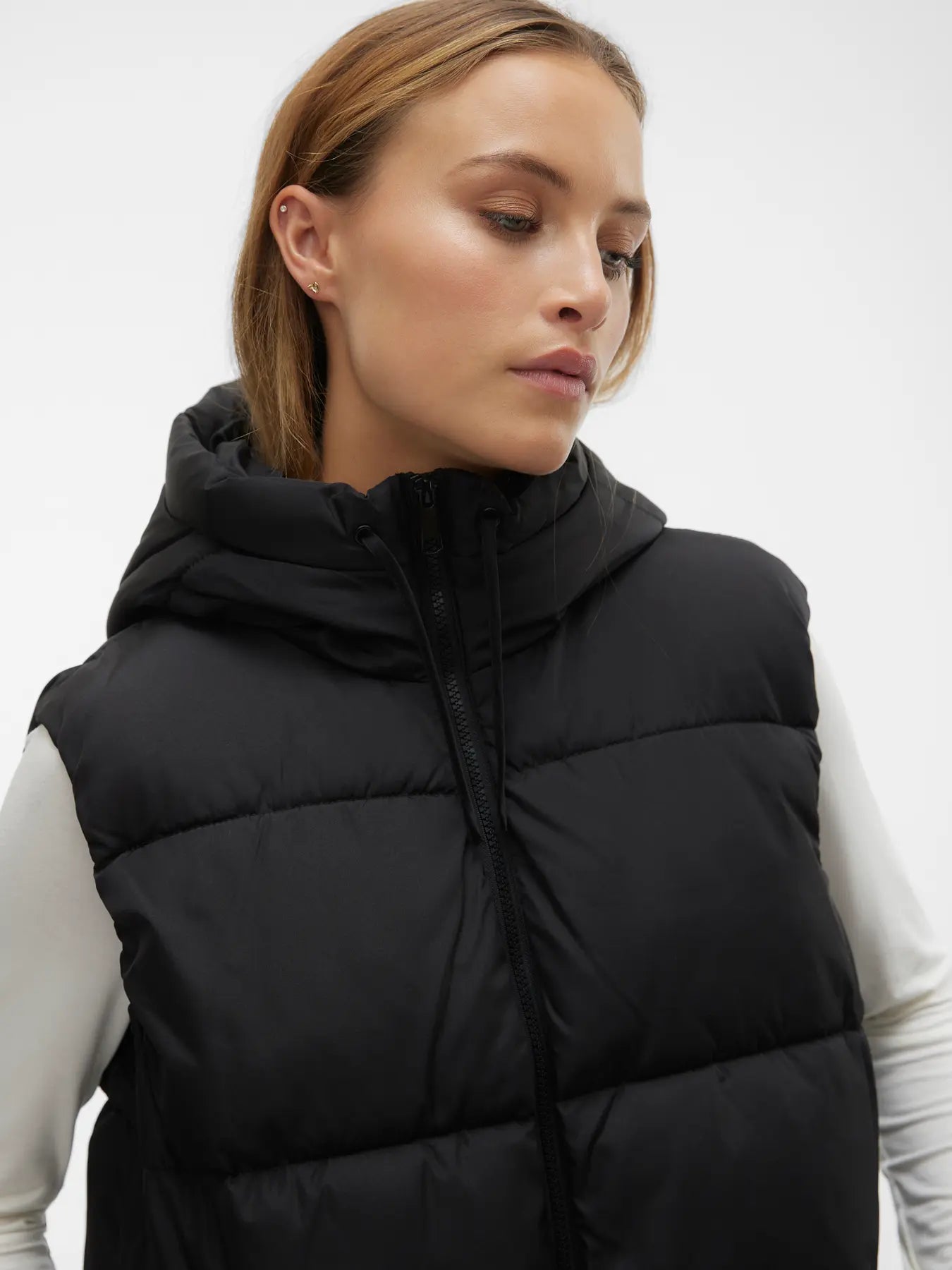 Liganne Puff Vest-Vero Moda
