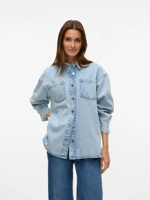 Jennie Oversize Denim Shirt- Vero Moda