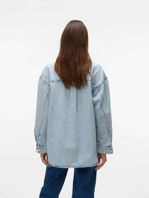 Jennie Oversize Denim Shirt- Vero Moda