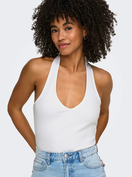 Malia Halterneck Top-Black-Only - Uforia Muse 