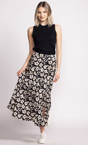 Kelly Long Skirt- Pink Martini