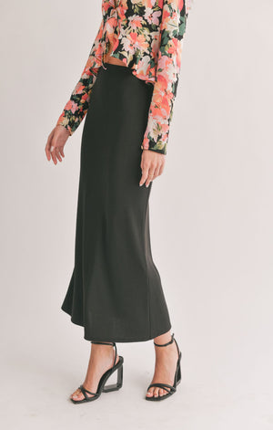 Icon Maxi Skirt- Sage The Label