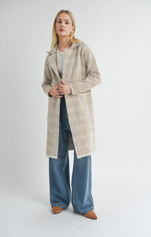 Soft Mohair Coat- Sage The Label