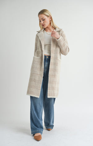 Soft Mohair Coat- Sage The Label