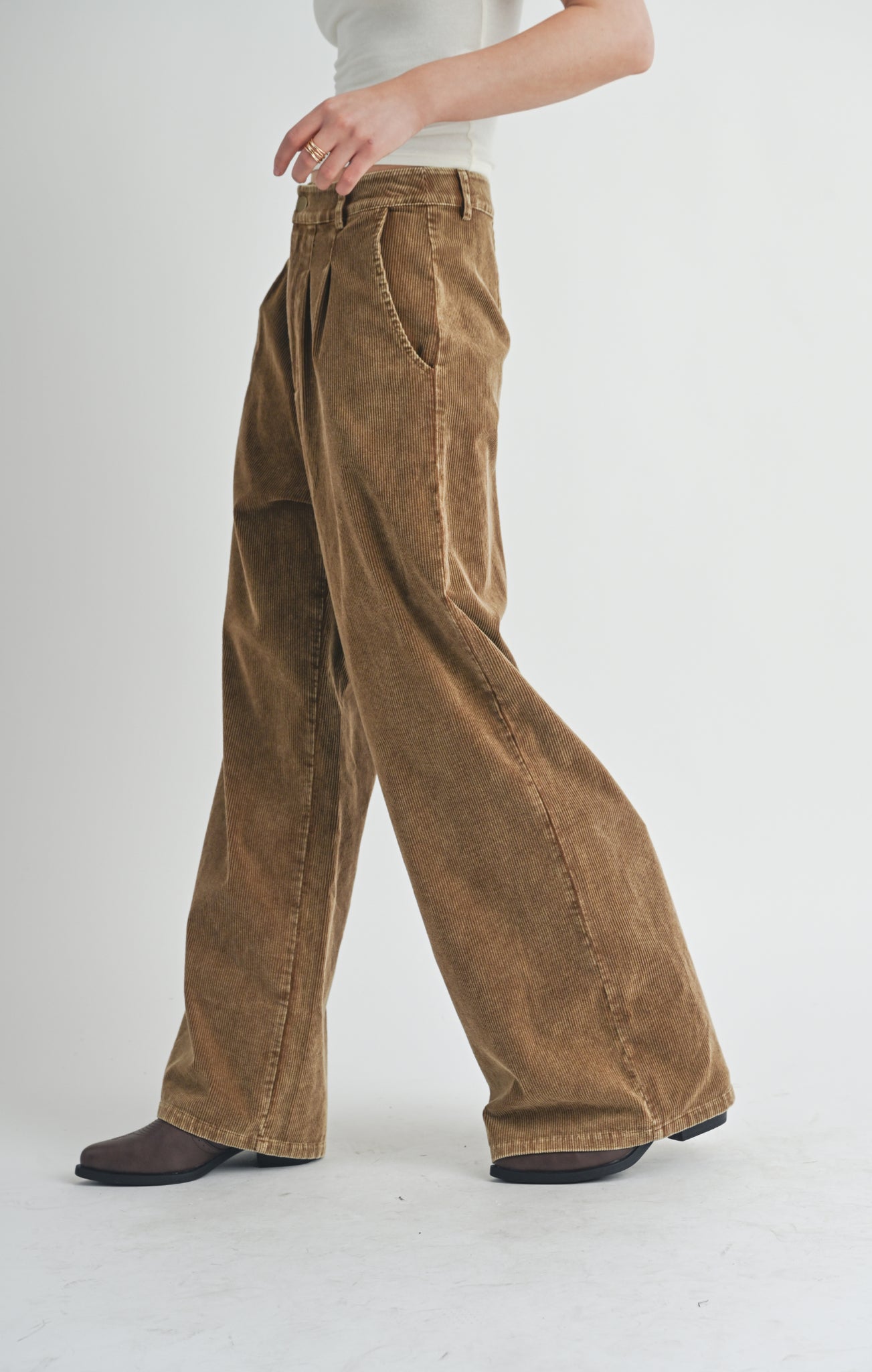 Kahlo Cord Pant- Sage The Label