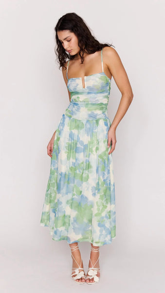 Carrie Maxi Dress-Mink Pink - Uforia Muse 