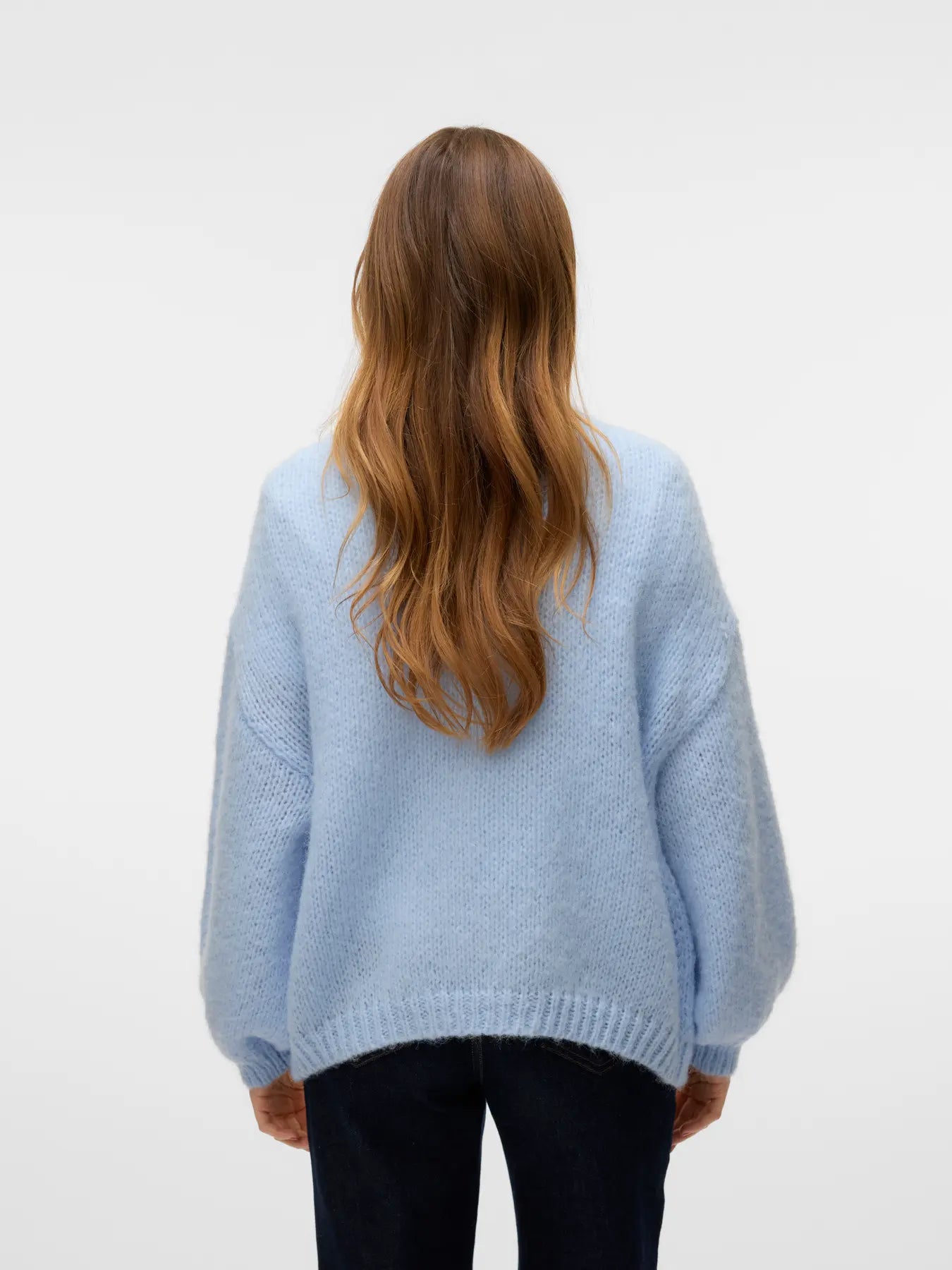 May Be Soft Cardi(soft blue)-Vero Moda