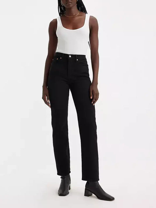 Wedgie Straight- BLK-Levis