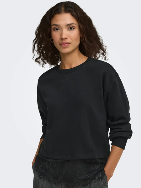 Mimi L/S Lace Sweatshirt- Only
