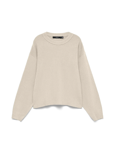 Gold Lux Pullover-Birch-Vero Moda - Uforia Muse 