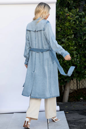 Olivia Tencel Denim Trench