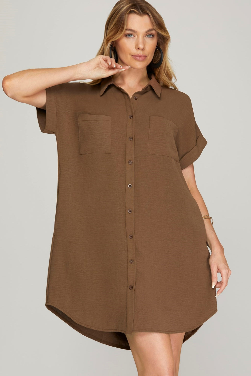 Ashten Shirt Dress - She & Sky