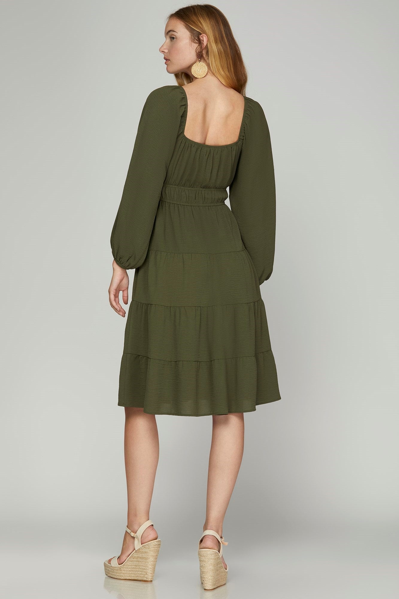 Aydin Dress-Olive-She & Sky