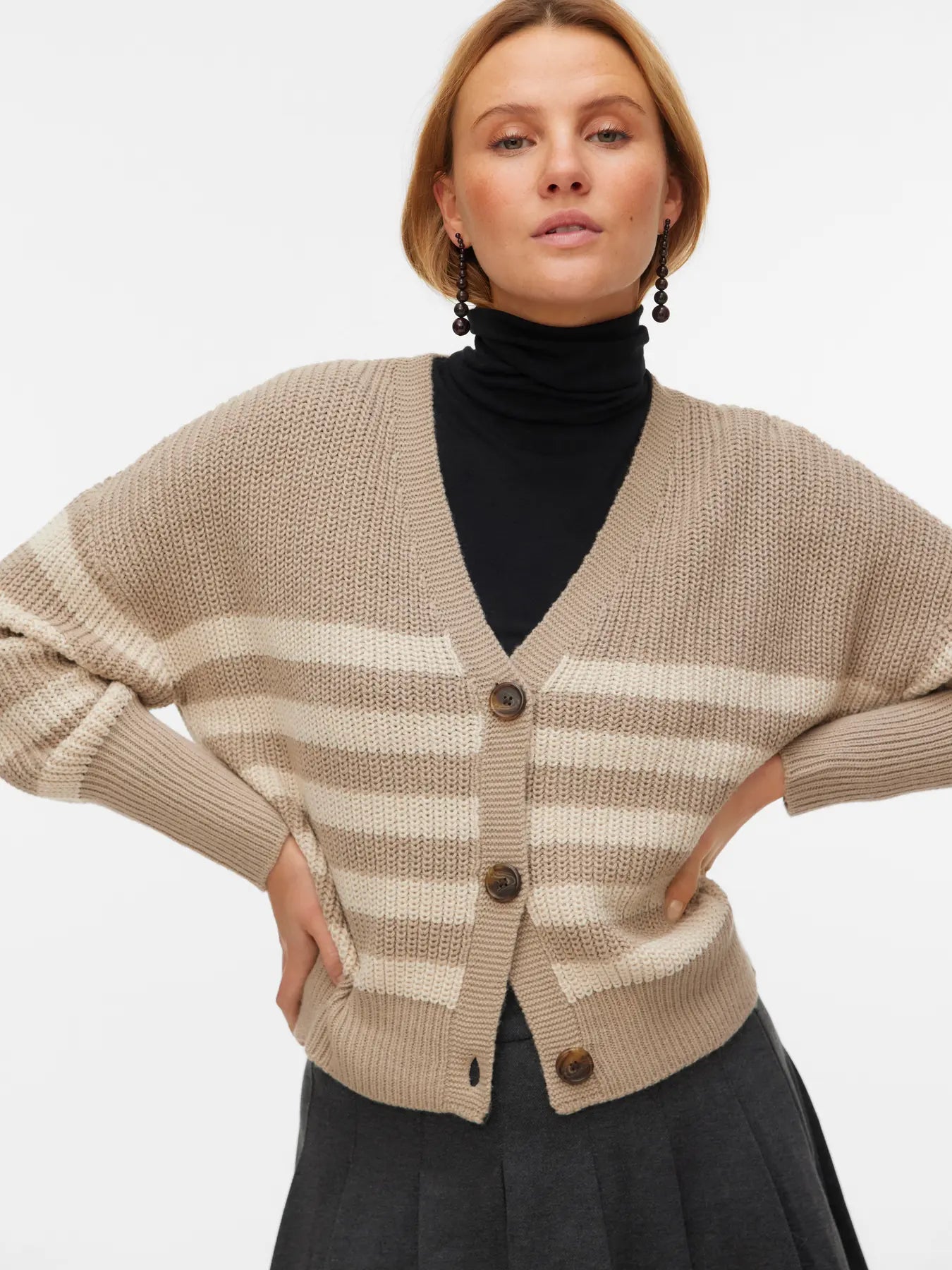 Lea Cardigan-Stripe