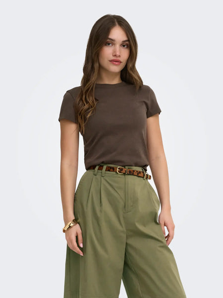 Superior Basic Tee-Brown-Only