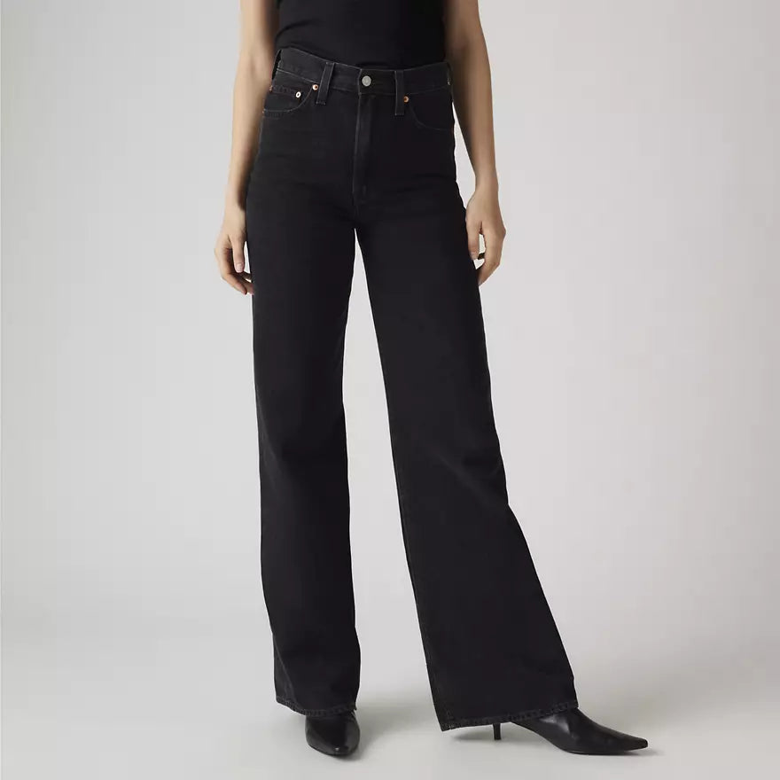 Ribcage Wide Leg-Black-Levi's - Uforia Muse 