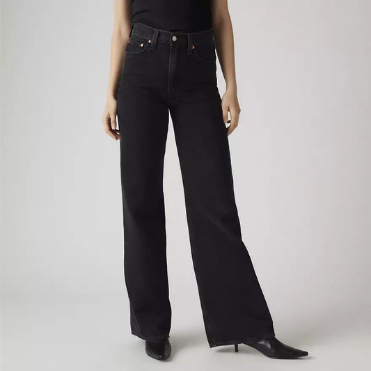 Ribcage Wide Leg-Black-Levi's - Uforia Muse 