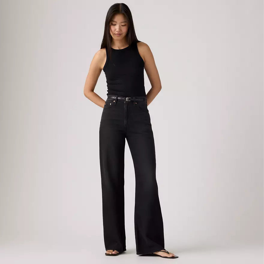Ribcage Wide Leg-Black-Levi's - Uforia Muse 