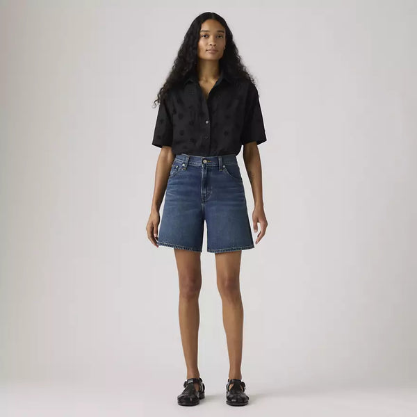 High Baggy Short- Dark Wash- Levi's - Uforia Muse 