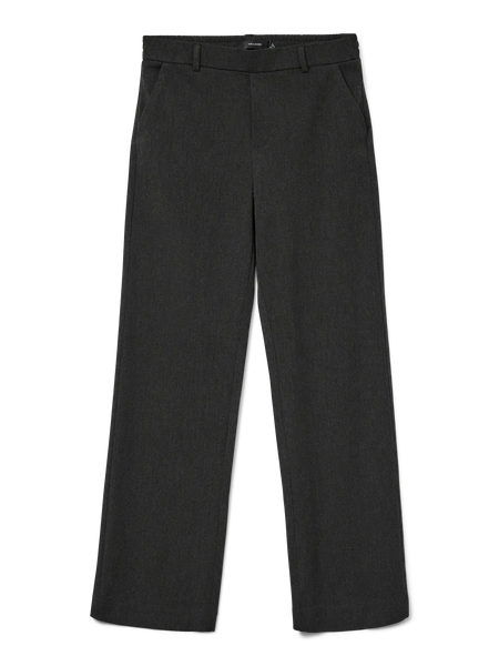 Maya Straight Pant- Dark Grey-Vero Moda