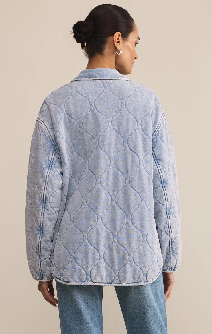 Boulder Knit Denim Jacket- Z Supply