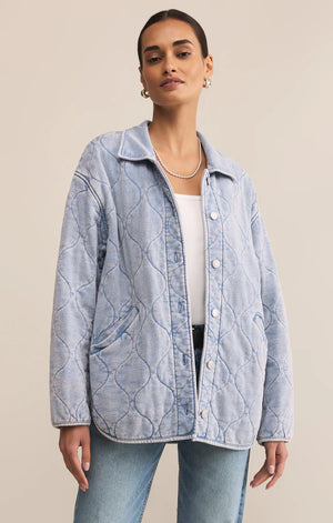 Boulder Knit Denim Jacket- Z Supply