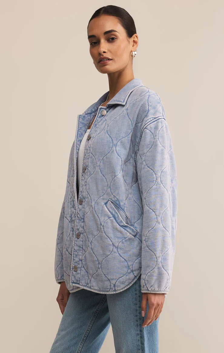 Boulder Knit Denim Jacket- Z Supply