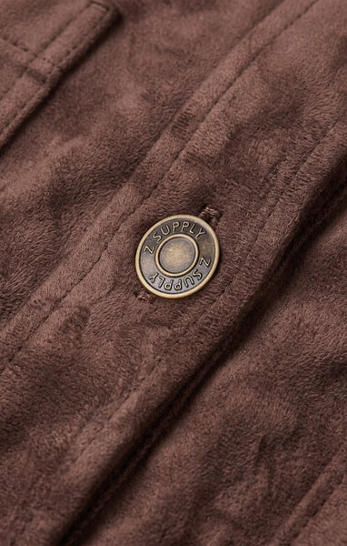 All Day Cropped Suede Jacket- Z Supply