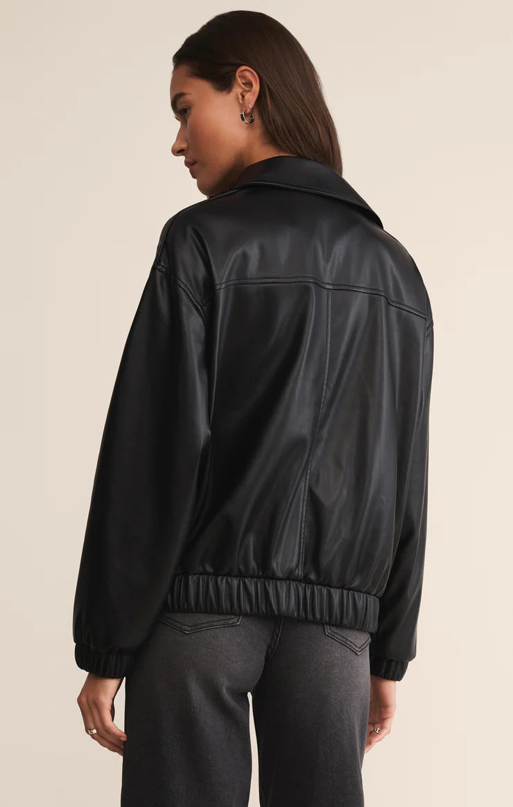 Idols-Vegan Leather Jacket-Z Supply