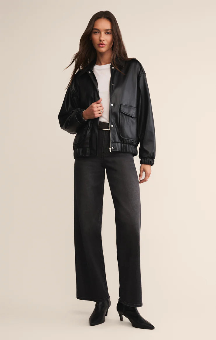 Idols-Vegan Leather Jacket-Z Supply