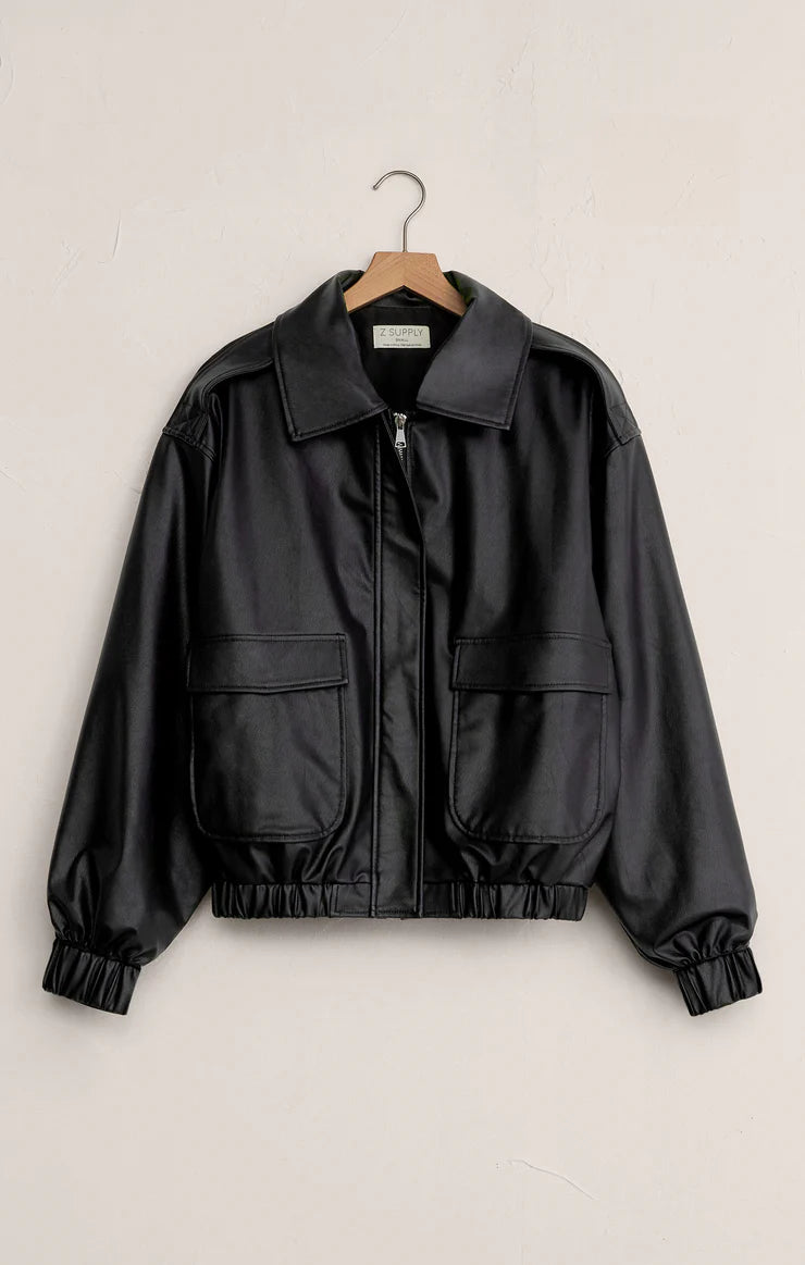 Idols-Vegan Leather Jacket-Z Supply