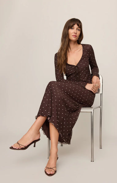 Eda Dotted Maxi Skirt- Z Supply