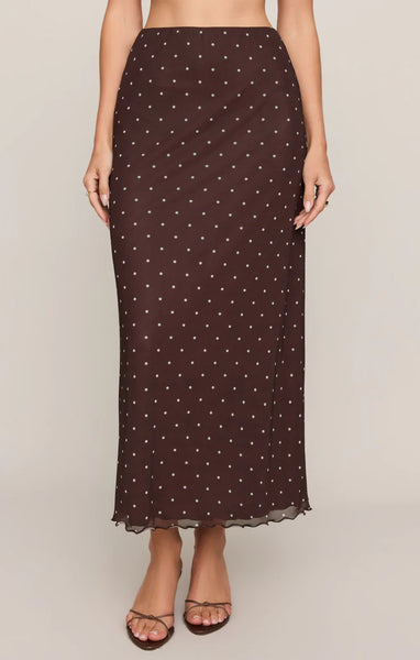 Eda Dotted Maxi Skirt- Z Supply