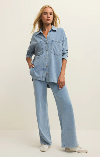 Hunter Knit Denim Pant-Z Supply - Uforia Muse 