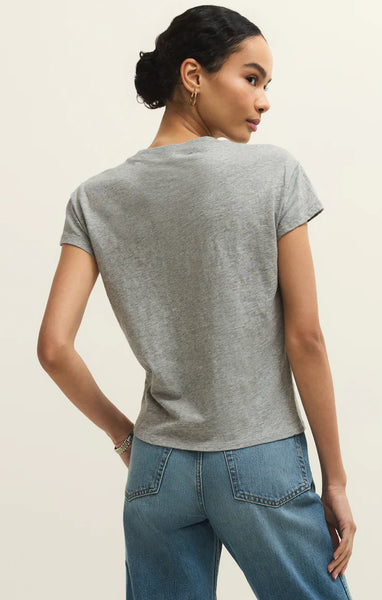 Modern Slub Tee- Grey