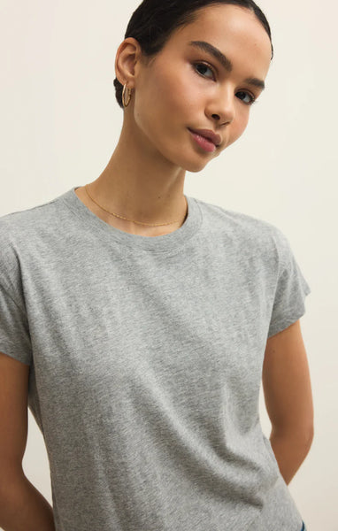 Modern Slub Tee- Grey
