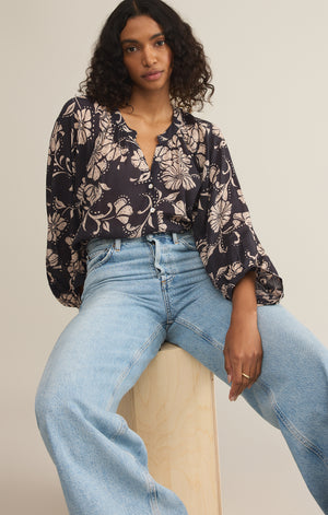 Wren Floral Blouse- Z Supply