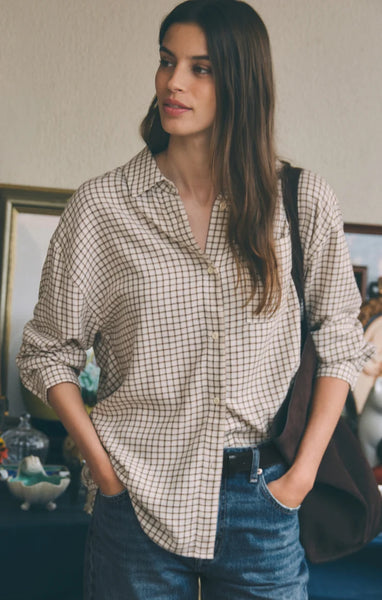 River Frost Plaid Shirt- Z Supply - Uforia Muse 