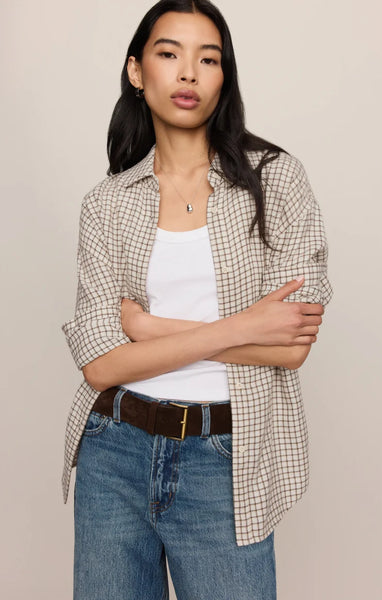 River Frost Plaid Shirt- Z Supply - Uforia Muse 