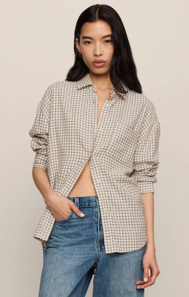 River Frost Plaid Shirt- Z Supply - Uforia Muse 