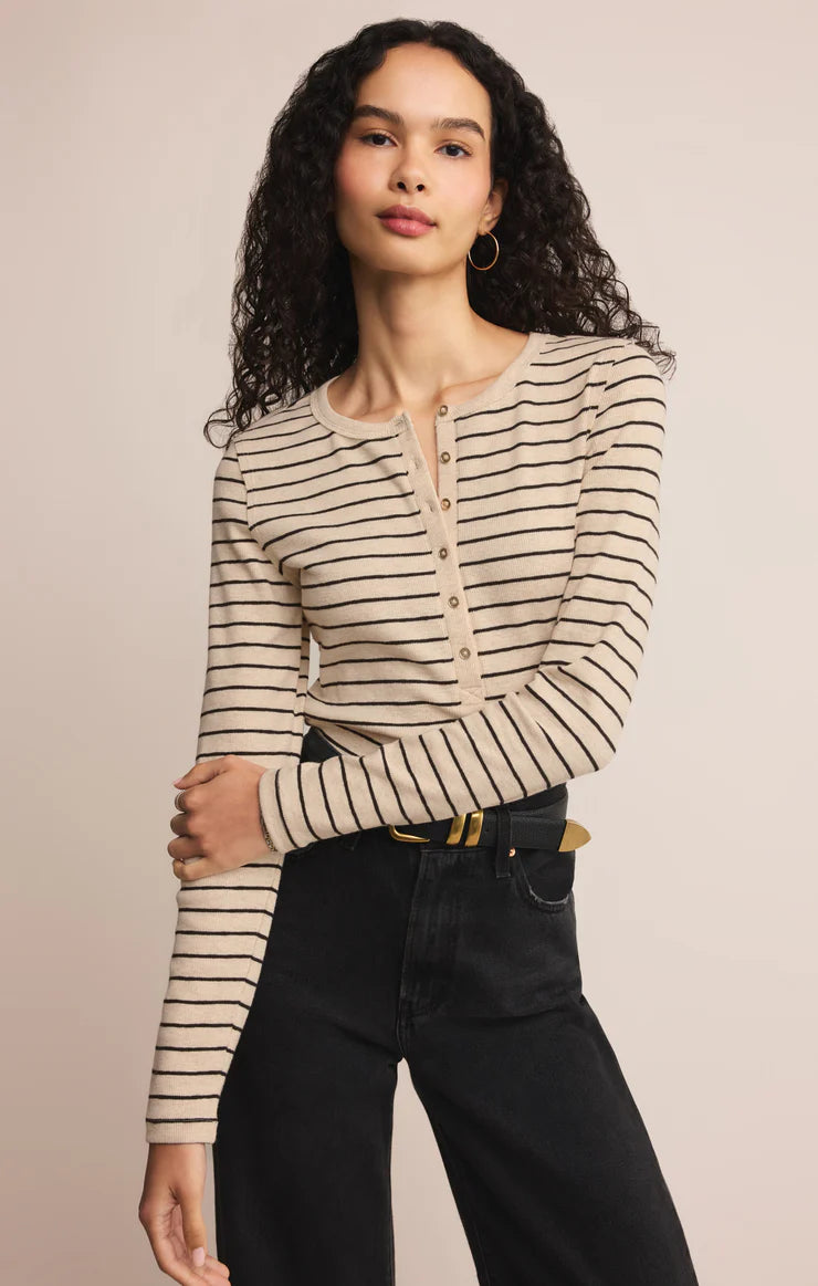 Eve Striped Henley- Z Supply